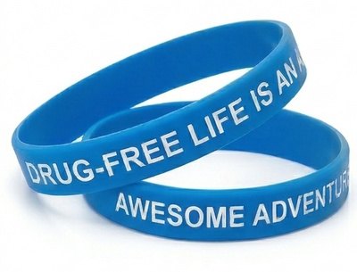 Drug-Free Life Wristbands (25 Count) - Elementary “Animals Don't