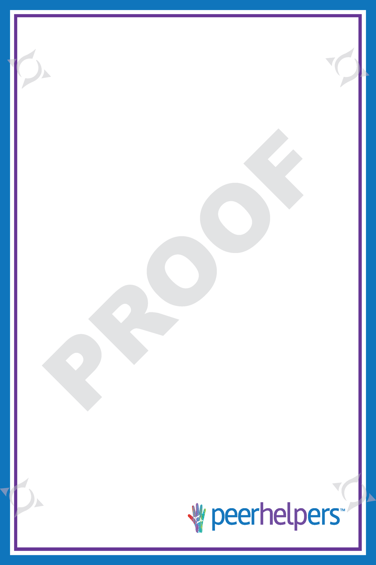 Peer Helpers Program Logo Posters – ThriveWay LLC